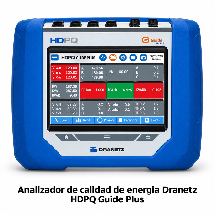 Analizador de Energía Dranetz Guide Plus